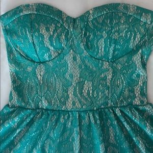 Miami mint lace dress!